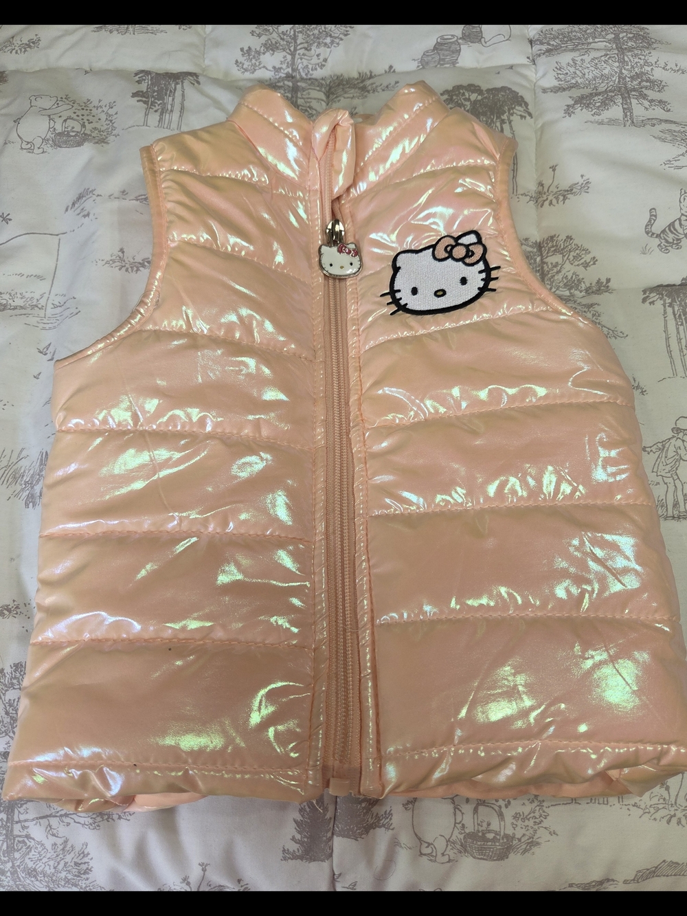 Hello Kitty Shimmery Peach Shell Jacket